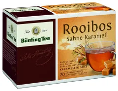 Bünting Tea Rooibos Cream Caramel 20 x 1,75g torebek herbaty